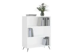Estantería madera de ingeniería blanco 69,5x32,5x90 cm