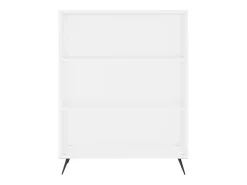 Estantería madera de ingeniería blanco 69,5x32,5x90 cm