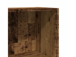 Estantería madera de ingeniería color envejecido 40x30x189 cm