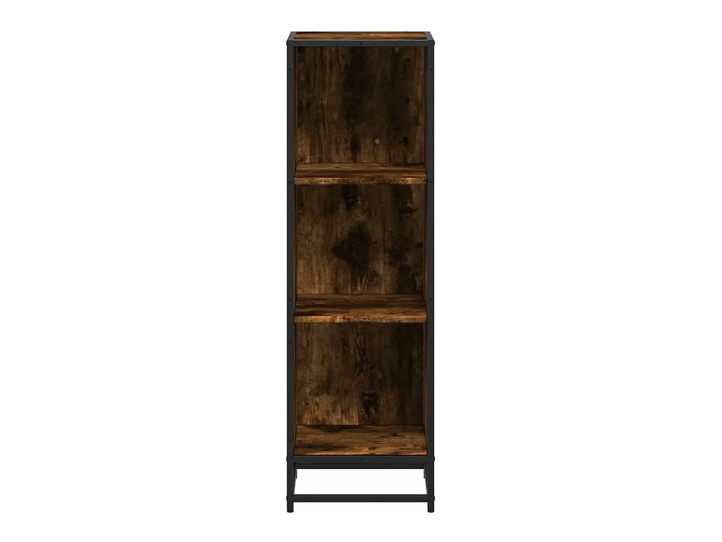 Estantería madera de ingeniería roble ahumado 33,5x33x107,5 cm