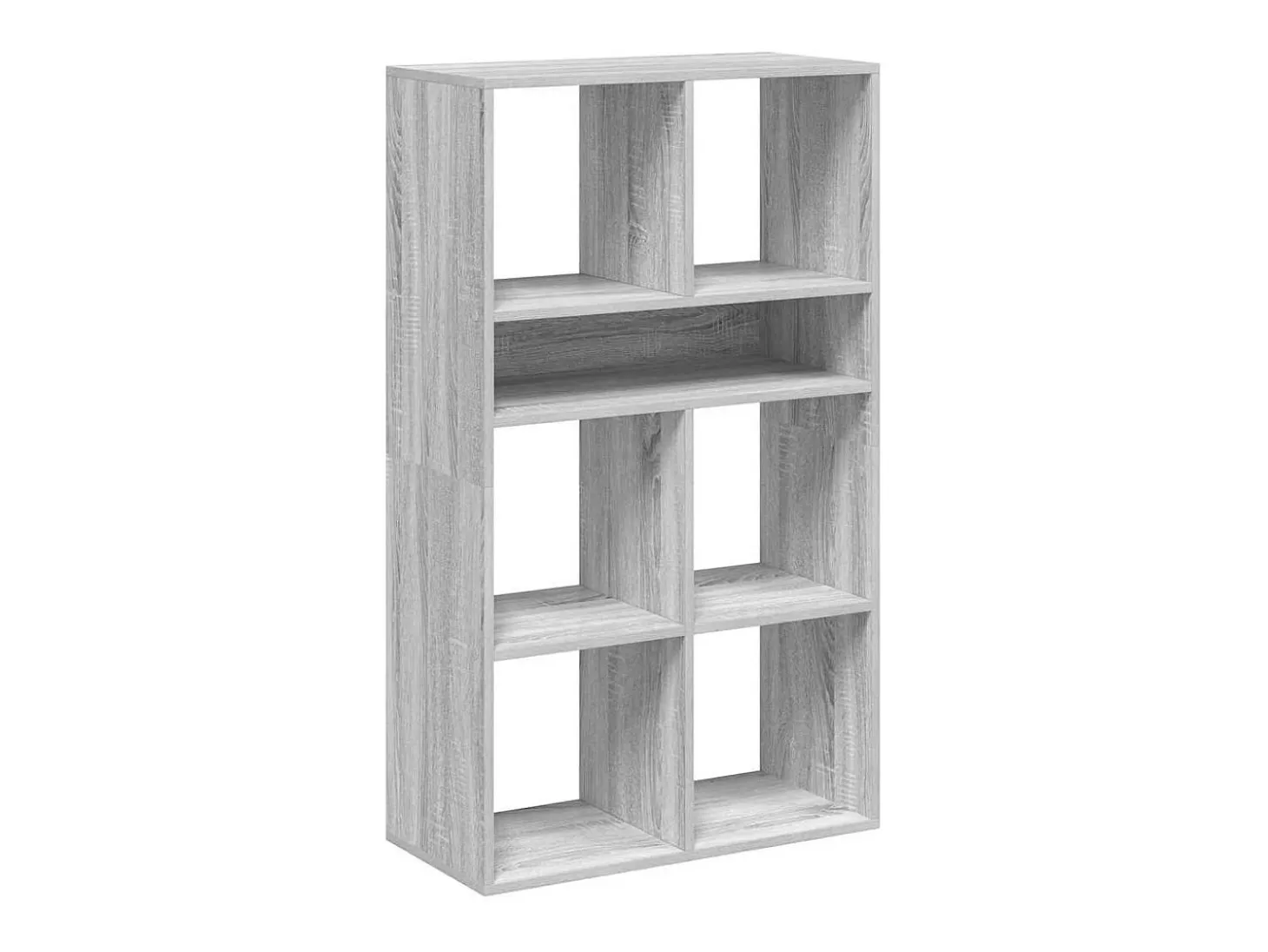 Estantería madera de ingeniería color gris sonoma 66x31x112 cm