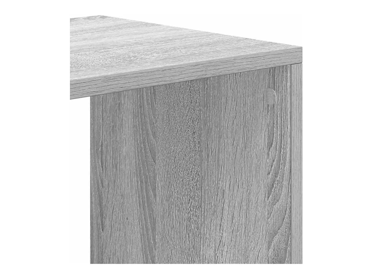Estantería madera de ingeniería color gris sonoma 66x31x112 cm