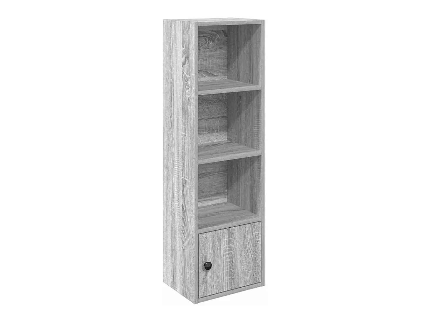 Estantería madera de ingeniería gris sonoma 31x24x102 cm
