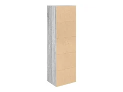 Estantería madera de ingeniería gris sonoma 31x24x102 cm