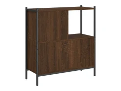 Estantería madera de ingeniería marrón roble 72x28x77,5 cm