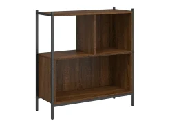 Estantería madera de ingeniería marrón roble 72x28x77,5 cm