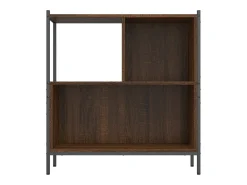 Estantería madera de ingeniería marrón roble 72x28x77,5 cm