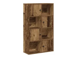 Estantería madera de ingeniería color envejecido 60x24x101,5 cm