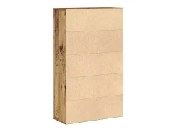 Estantería madera de ingeniería color envejecido 60x24x101,5 cm
