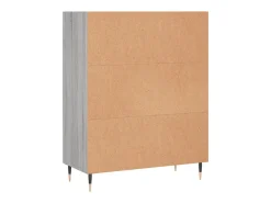 Estantería madera de ingeniería gris Sonoma 69,5x32,5x90 cm