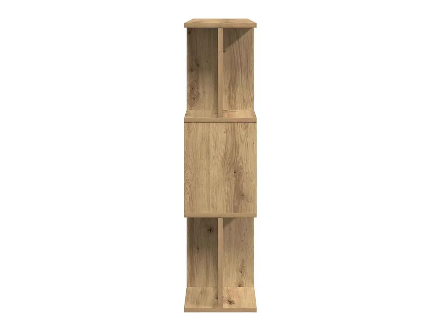 Estantería madera de ingeniería roble artisan 80x24x96 cm