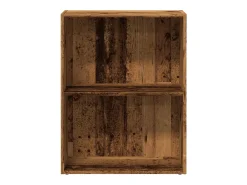 Estantería madera de ingeniería color envejecido 60x30x77 cm