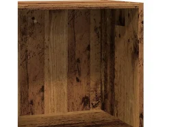 Estantería madera de ingeniería color envejecido 60x30x77 cm