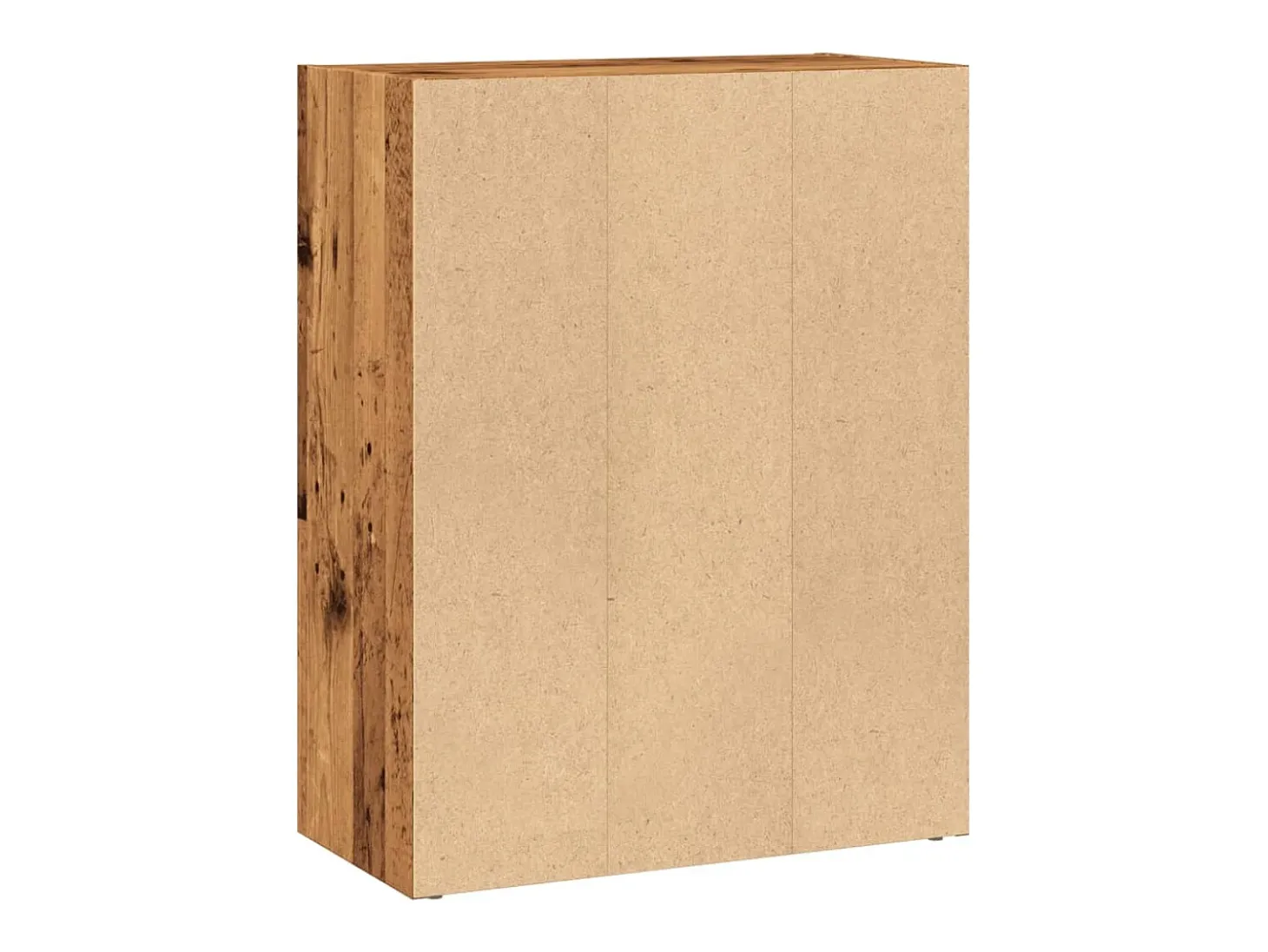 Estantería madera de ingeniería color envejecido 60x30x77 cm