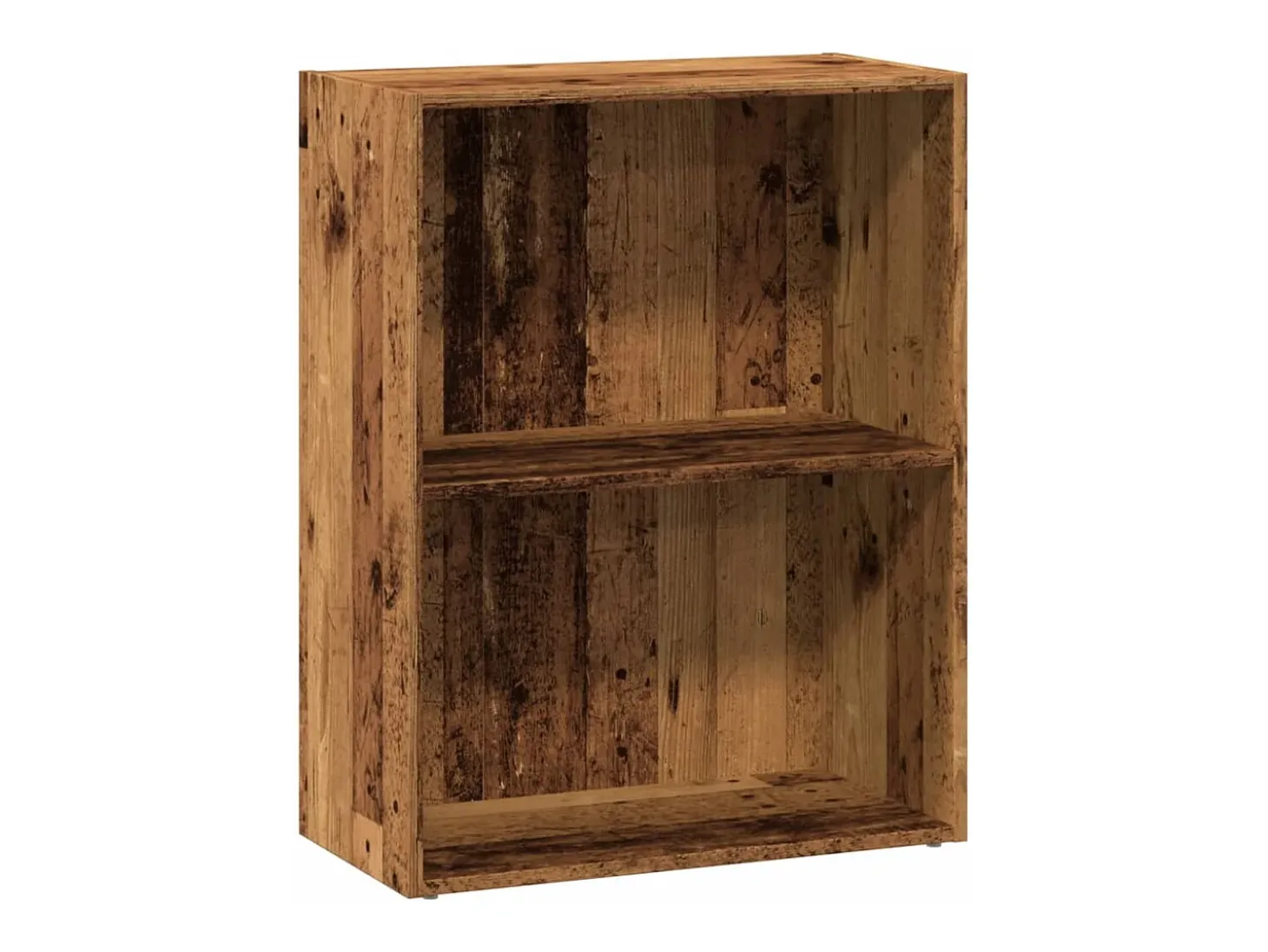 Estantería madera de ingeniería color envejecido 60x30x77 cm