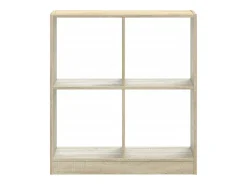 Estantería madera de ingeniería roble Sonoma 68,5x32x75 cm