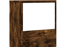 Estantería madera de ingeniería roble ahumado 100x33x155,5 cm