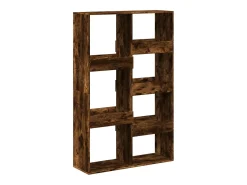 Estantería madera de ingeniería roble ahumado 100x33x155,5 cm