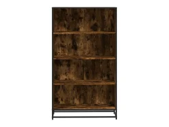 Estantería madera de ingeniería roble ahumado 80,5x35x139 cm