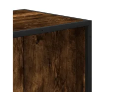 Estantería madera de ingeniería roble ahumado 80,5x35x139 cm