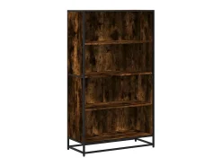 Estantería madera de ingeniería roble ahumado 80,5x35x139 cm