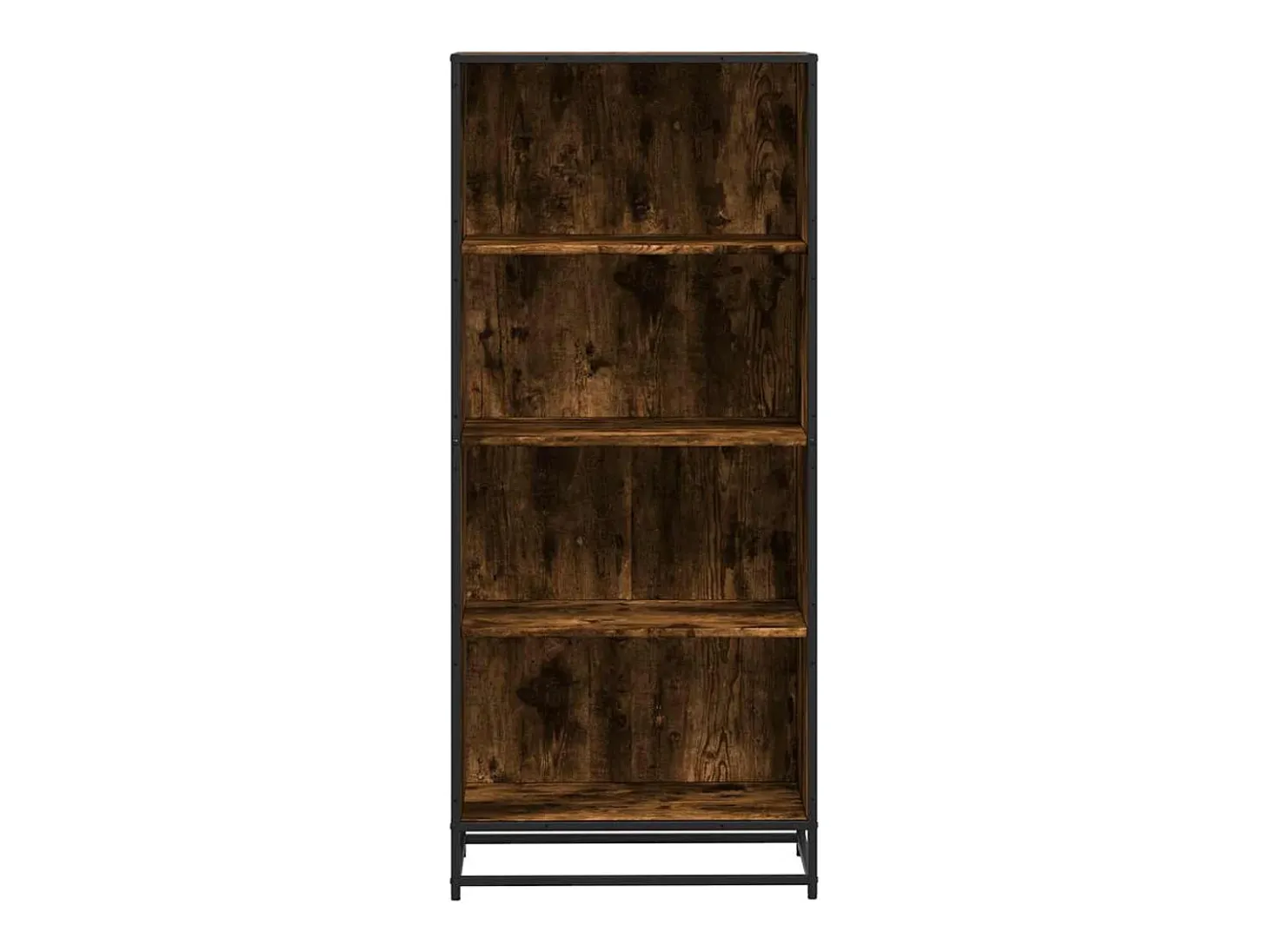 Estantería madera de ingeniería roble ahumado 60x35x139 cm