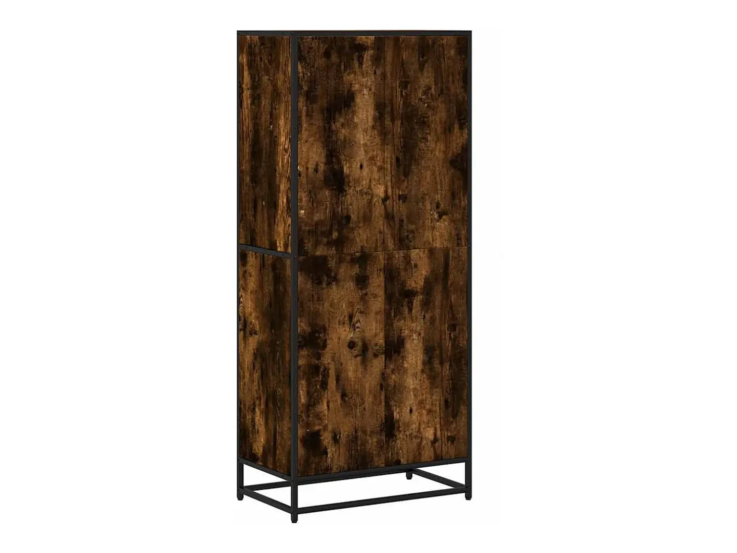 Estantería madera de ingeniería roble ahumado 60x35x139 cm
