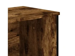 Estantería madera de ingeniería roble ahumado 80x31x106 cm