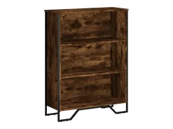 Estantería madera de ingeniería roble ahumado 80x31x106 cm