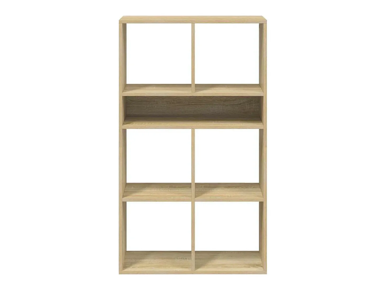 Estantería madera de ingeniería color roble sonoma 66x31x112 cm