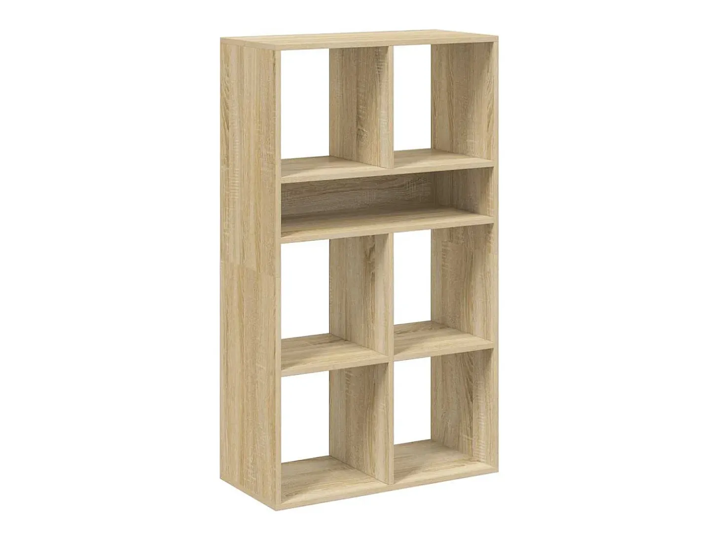 Estantería madera de ingeniería color roble sonoma 66x31x112 cm