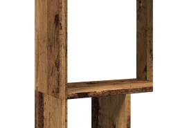 Estantería madera de ingeniería color envejecido 60x20x120 cm
