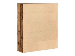 Estantería madera de ingeniería color envejecido 89x24x101,5 cm