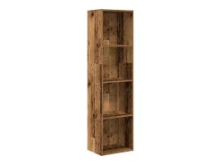 Estantería madera de ingeniería color envejecido 40x30x152 cm