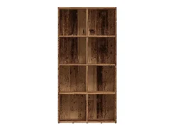 Estantería madera de ingeniería envejecida 66x30x130 cm
