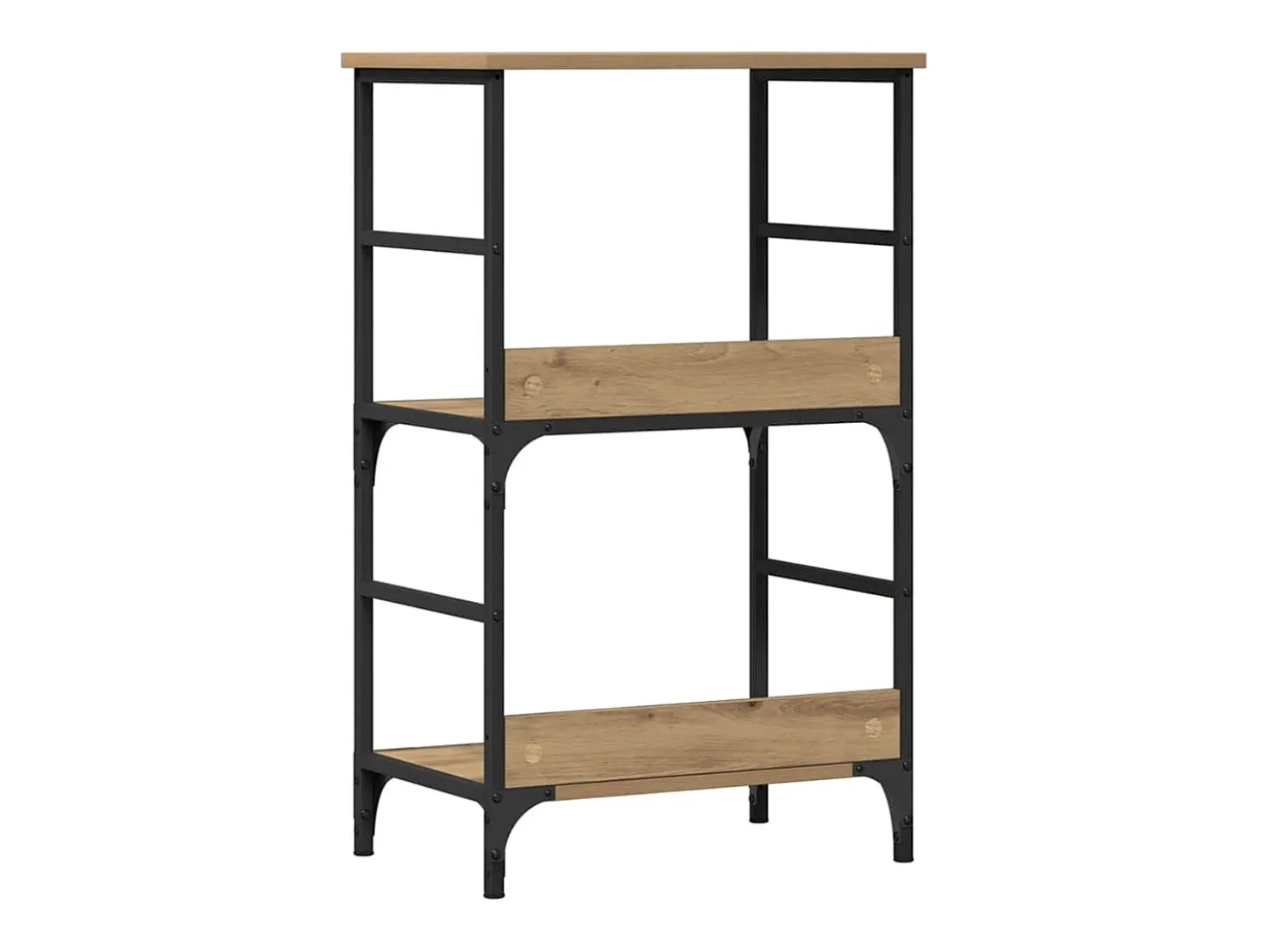 Estantería madera de ingeniería roble artisan 50x33x82 cm