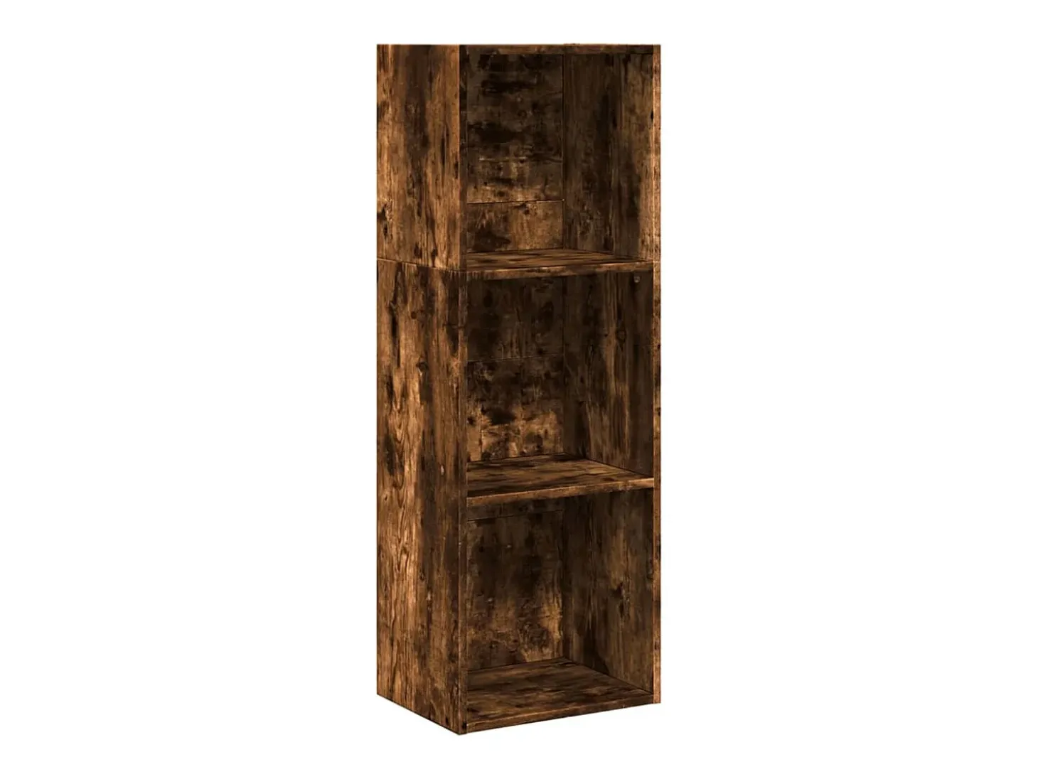 Estantería madera de ingeniería roble ahumado 40x30x114 cm