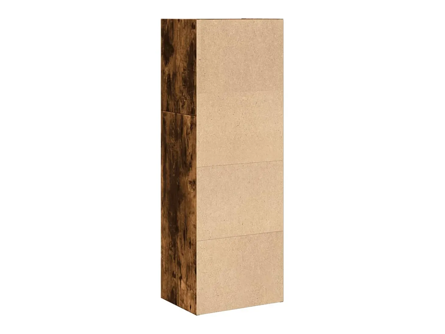 Estantería madera de ingeniería roble ahumado 40x30x114 cm