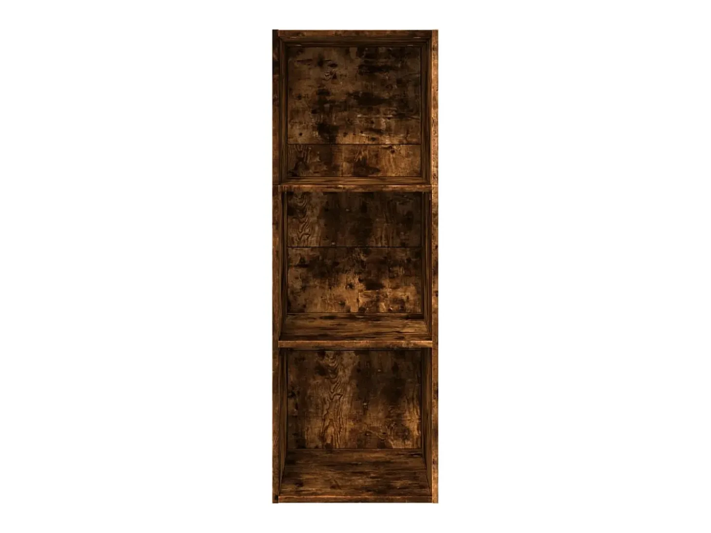 Estantería madera de ingeniería roble ahumado 40x30x114 cm
