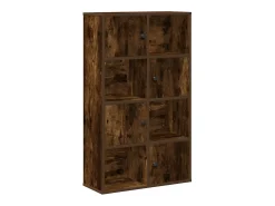 Estantería madera de ingeniería roble ahumado 60x24x101,5 cm