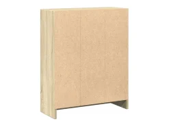 Estantería madera de ingeniería roble Sonoma 60x24x76 cm