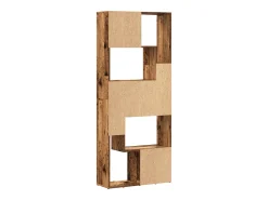 Estantería madera de ingeniería color envejecido 67x24x161 cm