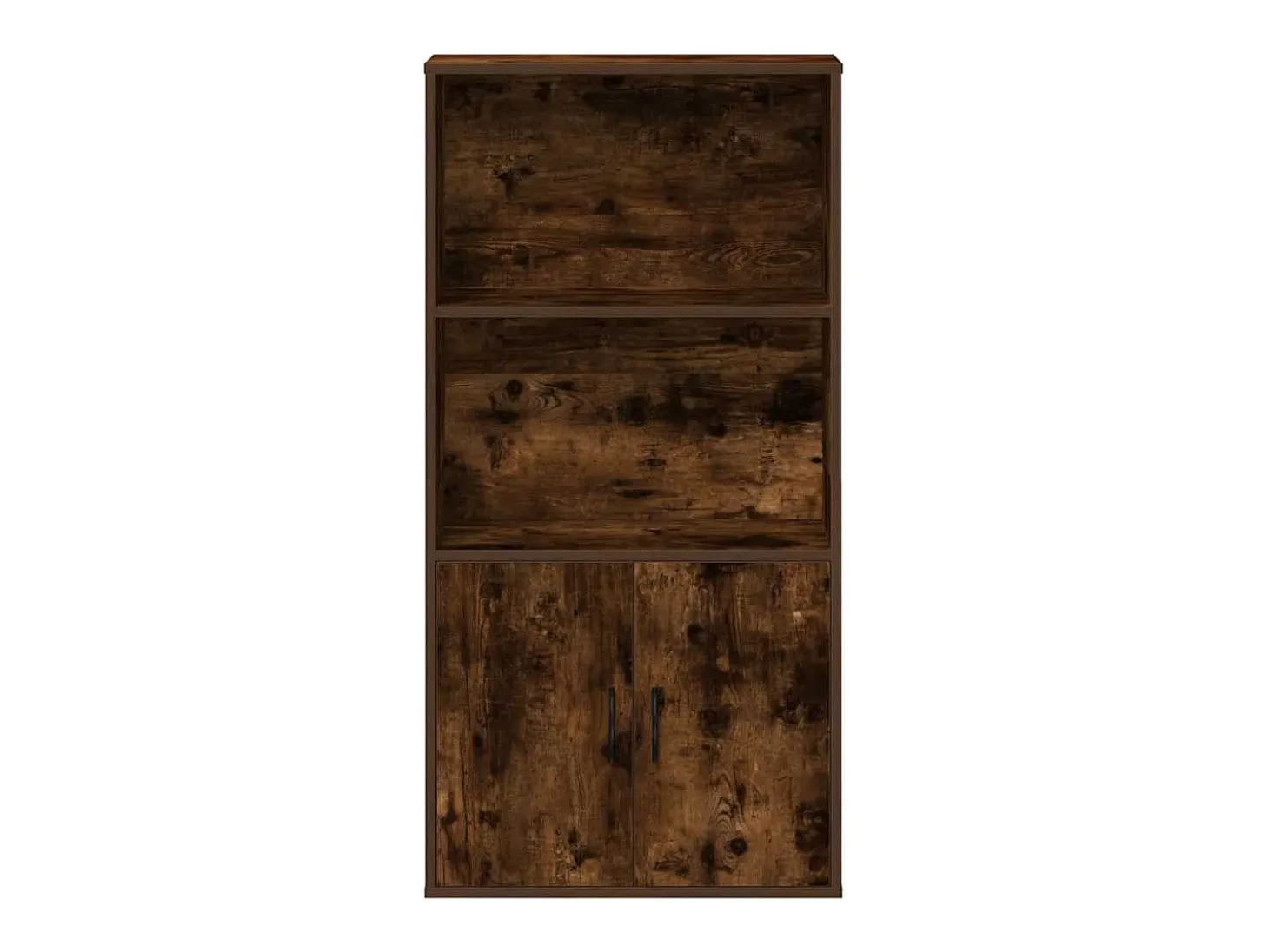 Estantería madera de ingeniería roble ahumado 60x24x120 cm