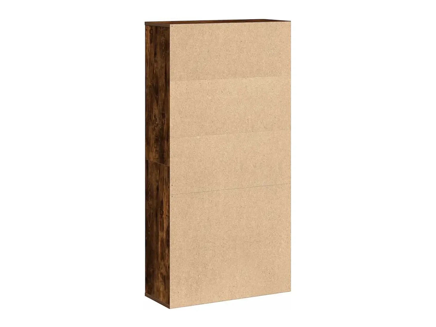 Estantería madera de ingeniería roble ahumado 60x24x120 cm
