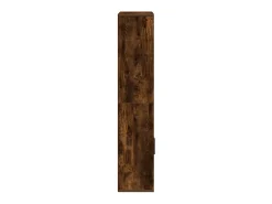 Estantería madera de ingeniería roble ahumado 60x24x120 cm