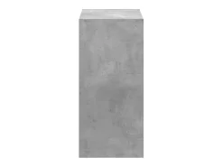 Estantería madera de ingeniería gris hormigón 68,5x32x68,5 cm