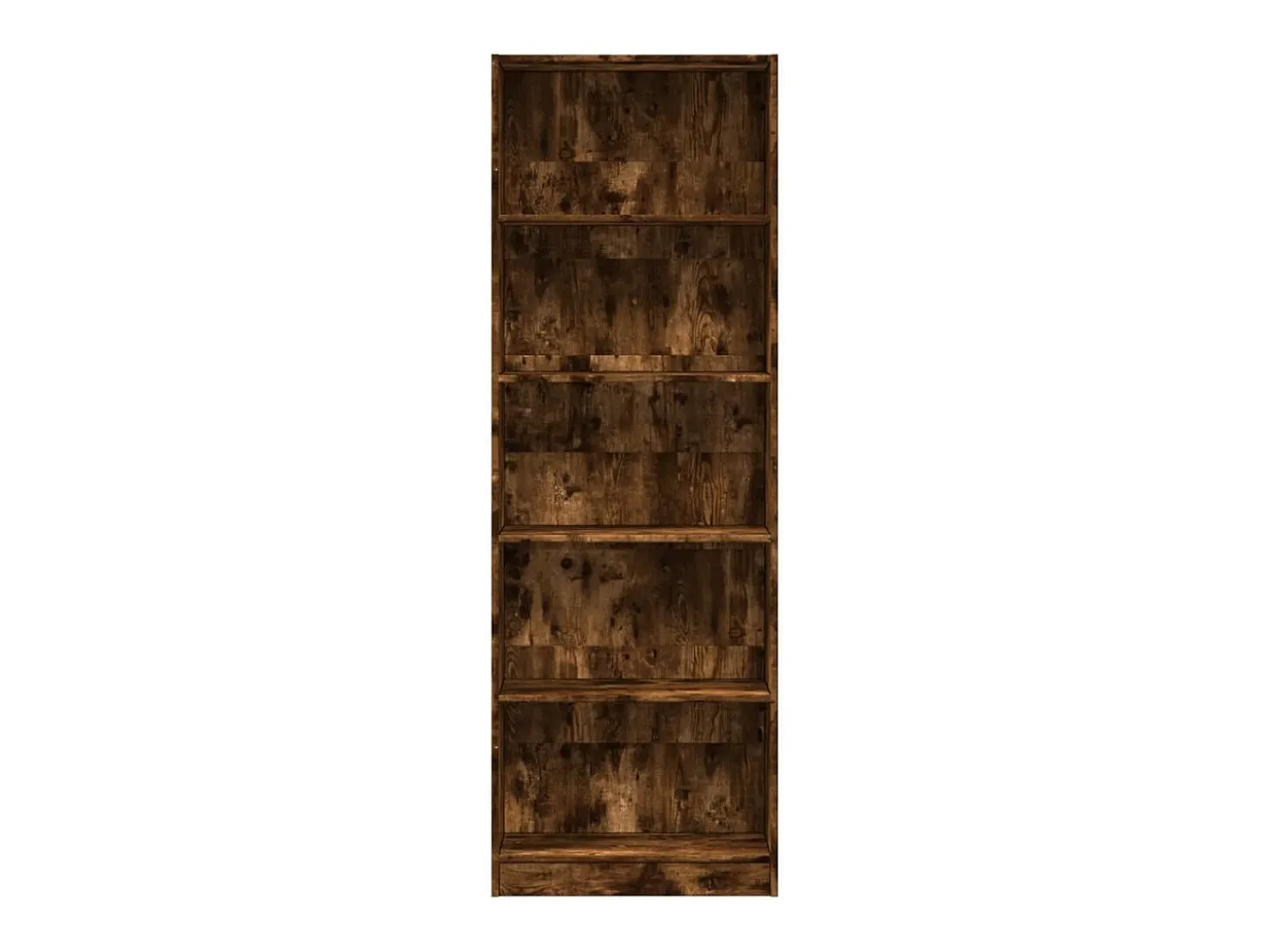 Estantería madera de ingeniería roble ahumado 60x24x176 cm