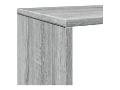 Estantería madera de ingeniería gris Sonoma 102x29x143 cm