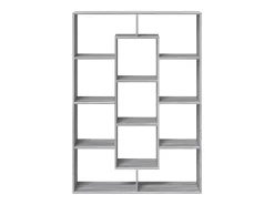 Estantería madera de ingeniería gris Sonoma 102x29x143 cm