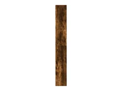 Estantería madera de ingeniería roble ahumado 40x24x176 cm